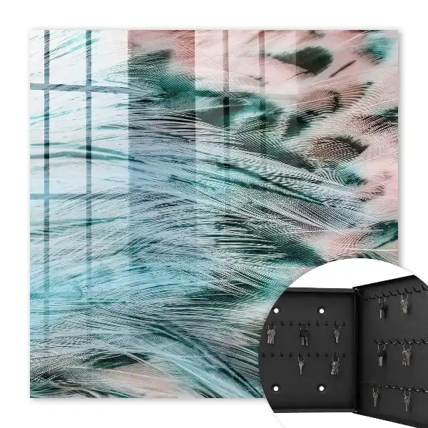 Pene roz-albastru pastelate