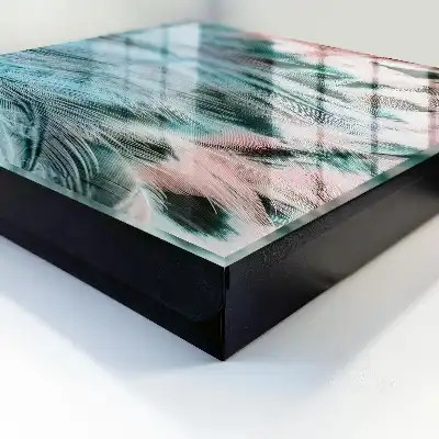 Pene roz-albastru pastelate