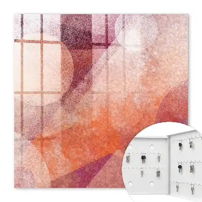 Energia abstracției roz-portocalii