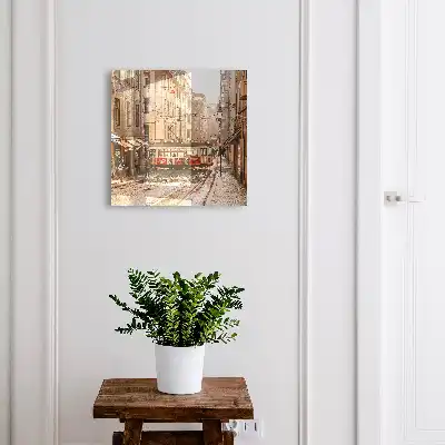 Dimineață urbană pe străzile orașului