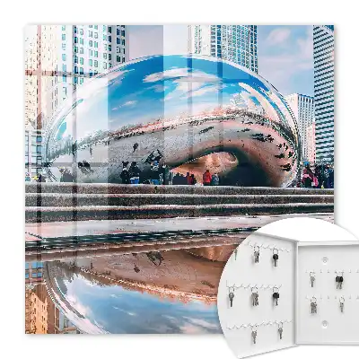O reflecție urbană care reflectă orașul