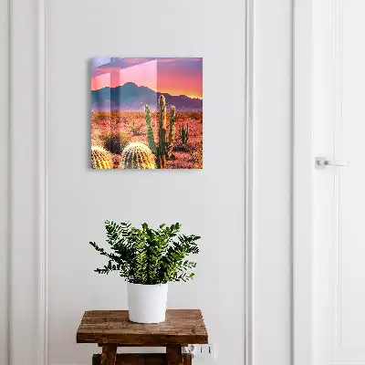 Deșertul de Vest cu cactuși