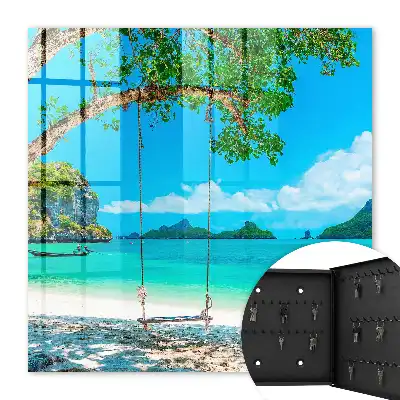 Paradis tropical verde marin