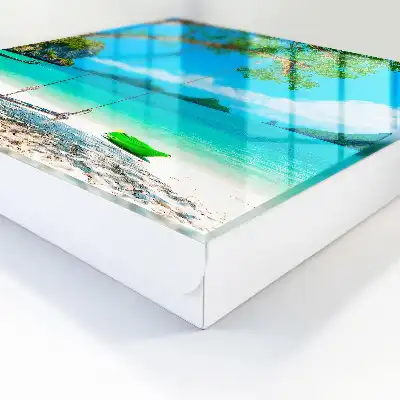 Paradis tropical verde marin