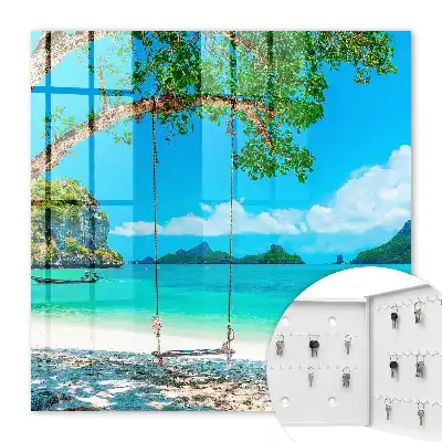 Paradis tropical verde marin