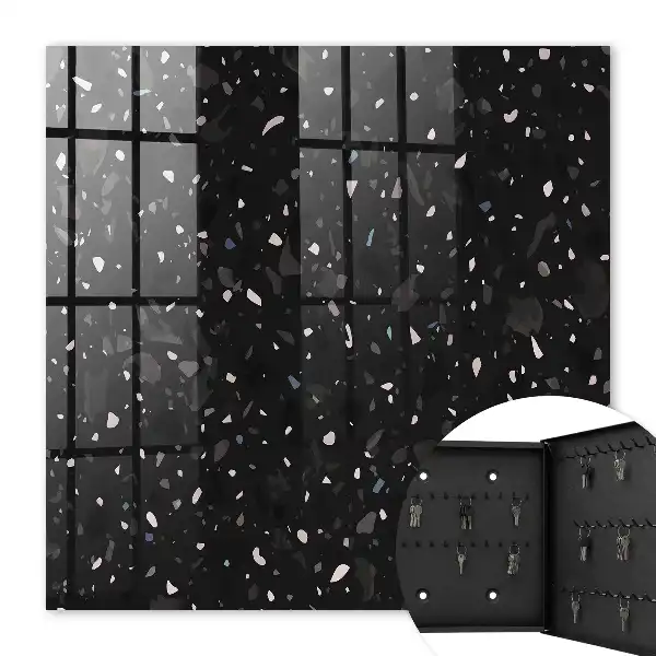 Terrazzo negru în fundal