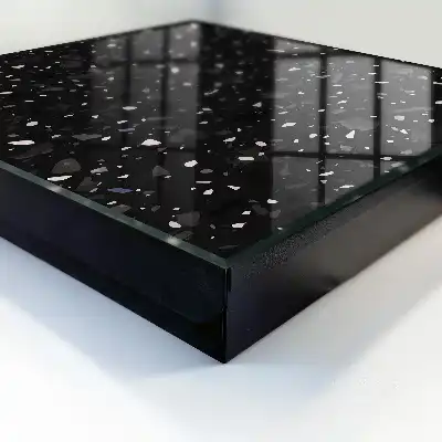 Terrazzo negru în fundal