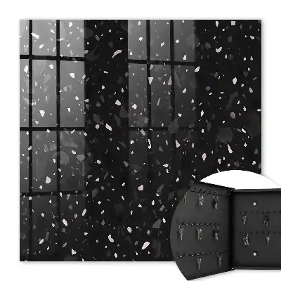 Terrazzo negru în fundal
