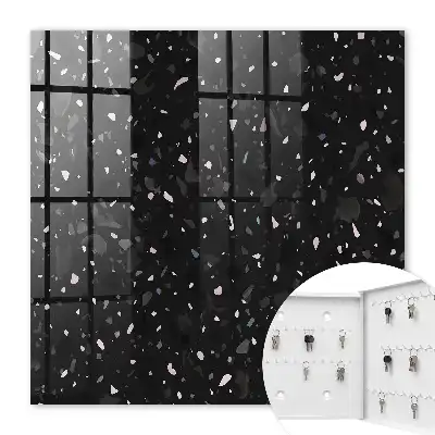 Terrazzo negru în fundal