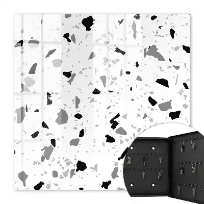 Stil terrazzo monocrom