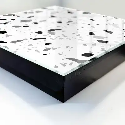 Stil terrazzo monocrom