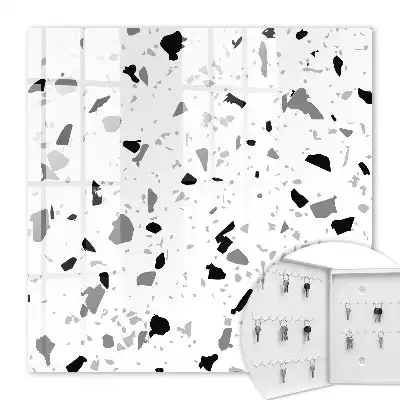 Stil terrazzo monocrom