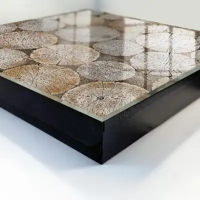 Model armonios de cercuri de lemn