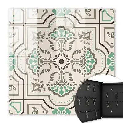 Decorațiuni geometrice cu accente vegetale