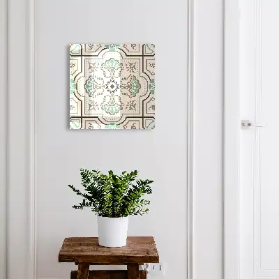 Decorațiuni geometrice cu accente vegetale