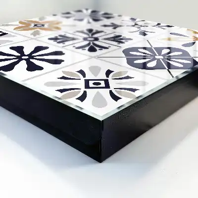 Modele geometrice în tonuri deschise