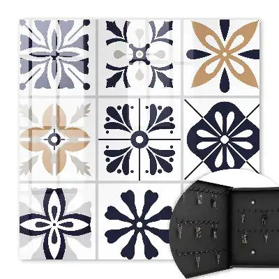 Modele geometrice în tonuri deschise