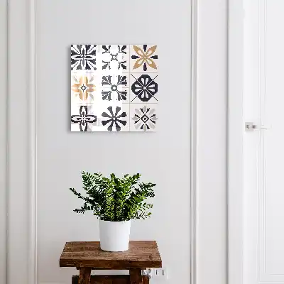 Modele geometrice în tonuri deschise