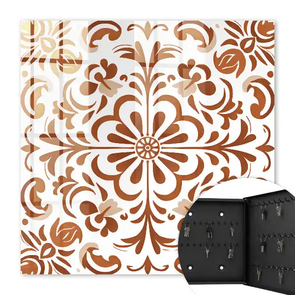 Model ornamental cu motive florale