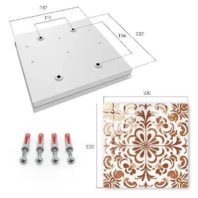 Model ornamental cu motive florale