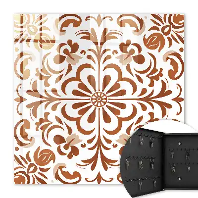 Model ornamental cu motive florale