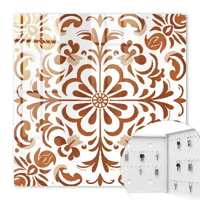 Model ornamental cu motive florale