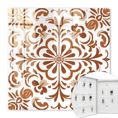Model ornamental cu motive florale