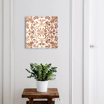 Model ornamental cu motive florale