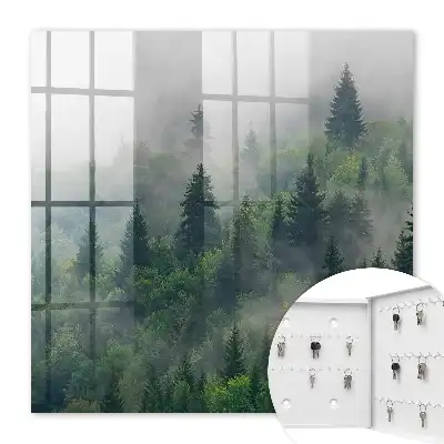 Pădure încețoșată, atmosferă misterioasă