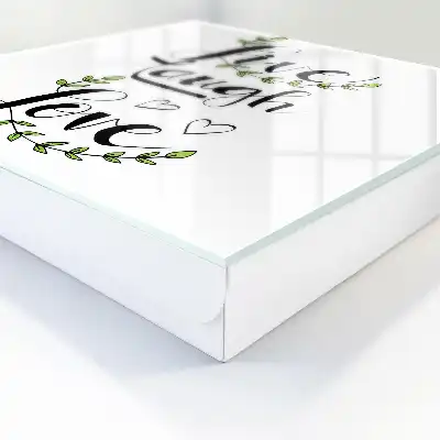 Tipografie pozitivă cu accente florale