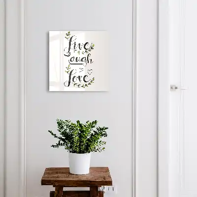 Tipografie pozitivă cu accente florale