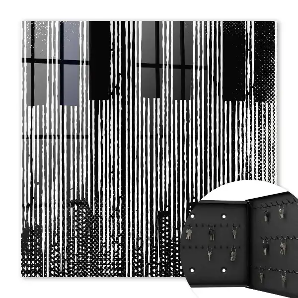 Linii geometrice în culori alb-negru