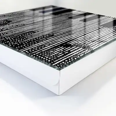 Linii geometrice în culori alb-negru