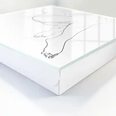 Stil minimalist de artă liniară feminină