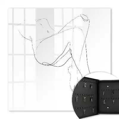 Stil minimalist de artă liniară feminină