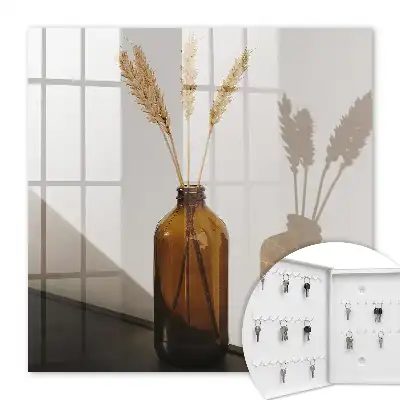 O sticlă de cereale în stil minimalist