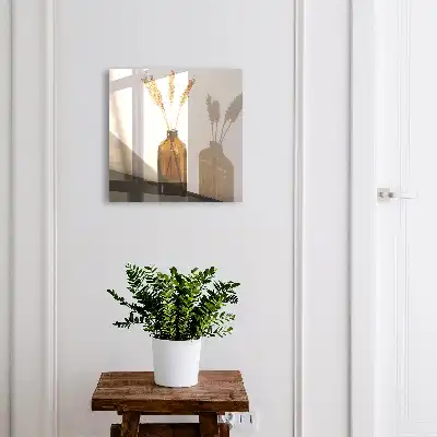 O sticlă de cereale în stil minimalist