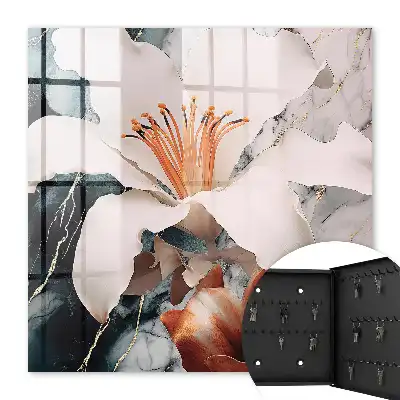 Eleganță florală într-un decor contrastant