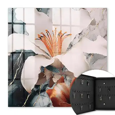 Eleganță florală într-un decor contrastant