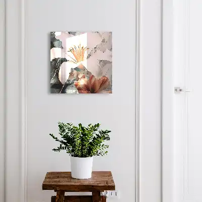 Eleganță florală într-un decor contrastant