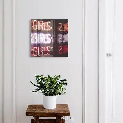 Semn neon al orașului de noapte