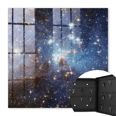 Spațiu cosmic cu ceață albastră