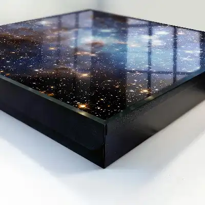 Spațiu cosmic cu ceață albastră