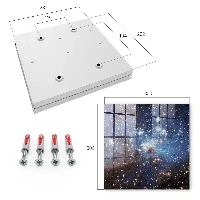 Spațiu cosmic cu ceață albastră