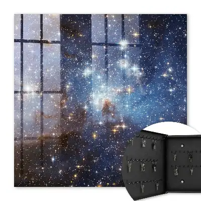 Spațiu cosmic cu ceață albastră