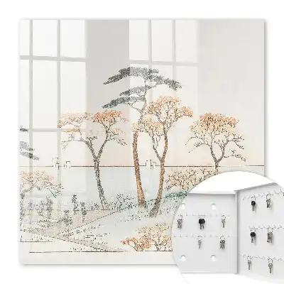 Un peisaj japonez în culori delicate