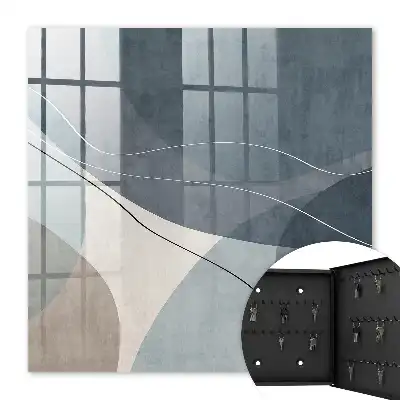 Abstracție albastru-gri