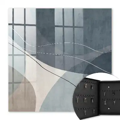 Abstracție albastru-gri