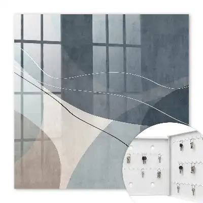 Abstracție albastru-gri