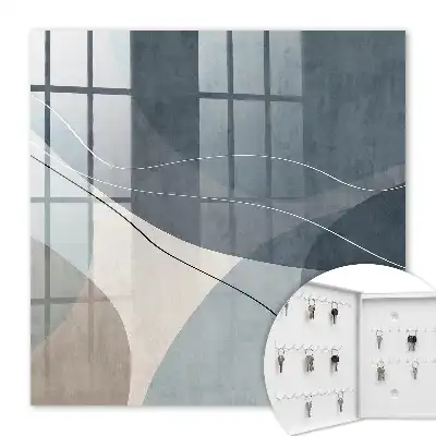 Abstracție albastru-gri